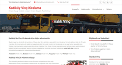 Desktop Screenshot of kadikoyvinckiralama.com