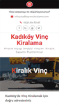 Mobile Screenshot of kadikoyvinckiralama.com